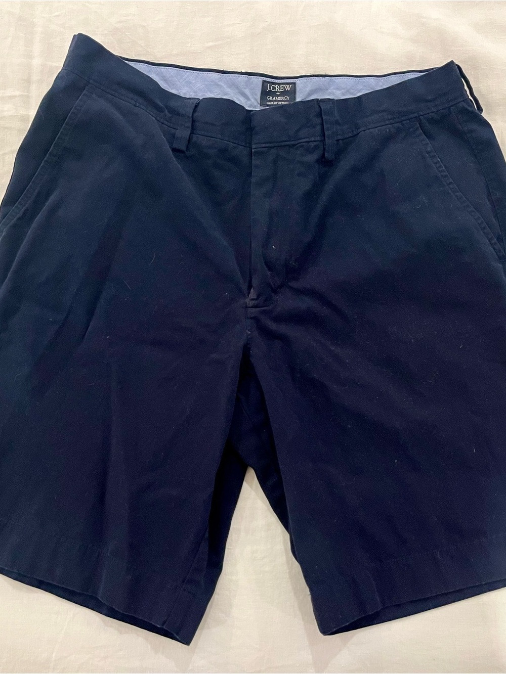 J. Crew Men's Gramercy Shorts - Navy Blue (Medium/32W)